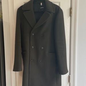 EXPRESS wool-blend overcoat